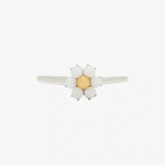 ❄️ Pura Vida | Gemstone Daisy Ring Floral Various Sizes Available - Picture 3 of 3